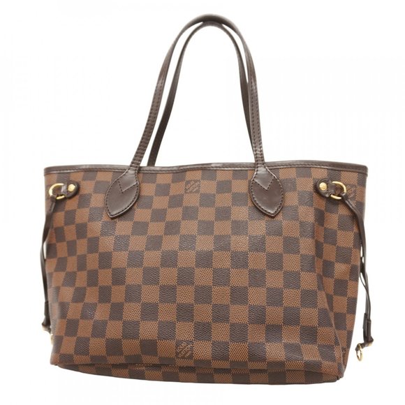 Louis Vuitton Damier Neverfull PM Tote Bag N51109 Ebene for Women - Picture 1 of 13